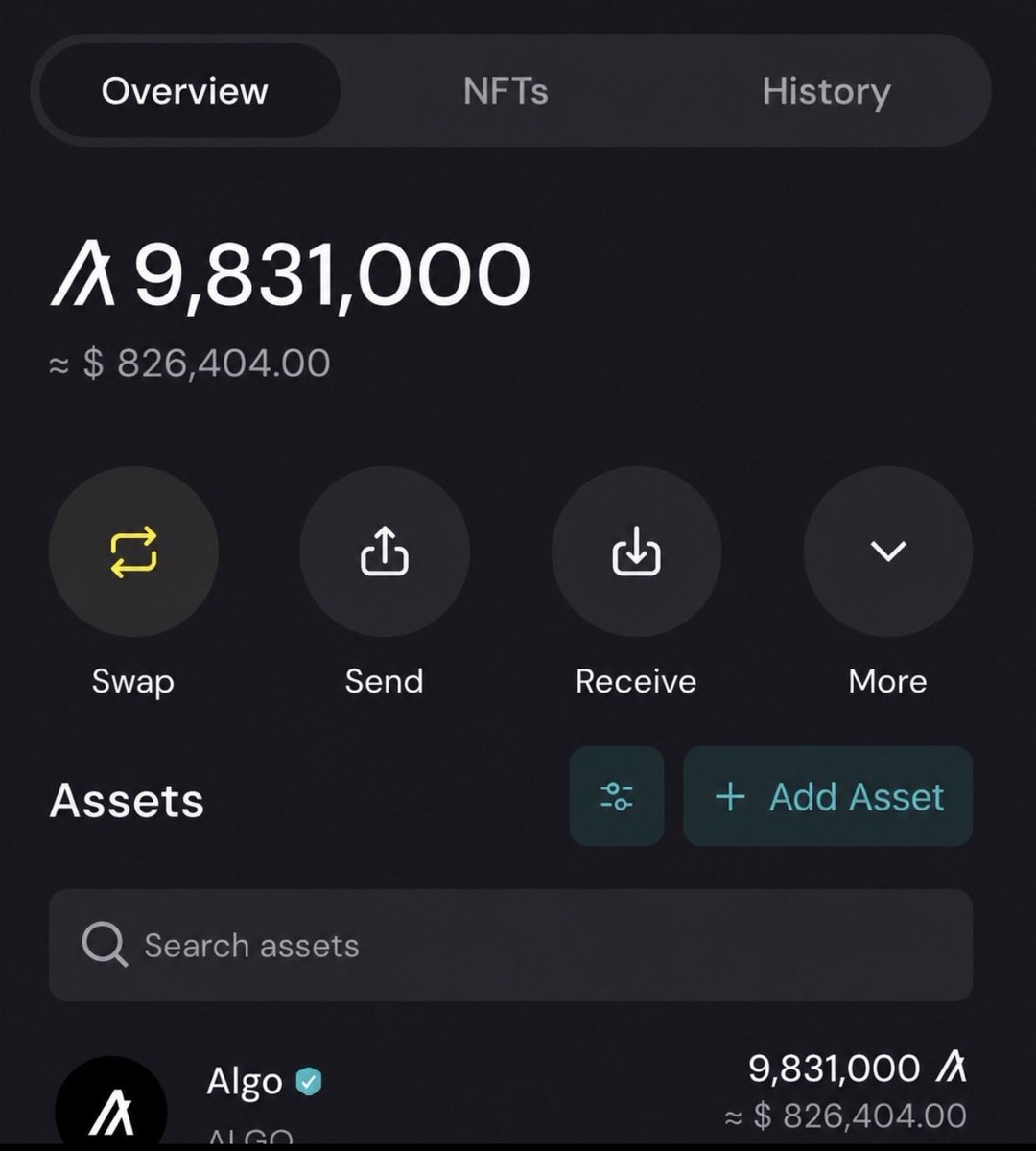 SirAlbert2A's tweet photo. I am moving all my savings into Quantum Wallet on Algorand via @PeraAlgoWallet 

Thanks for saving us from quantum attack https://t.co/juvQCbsKY0