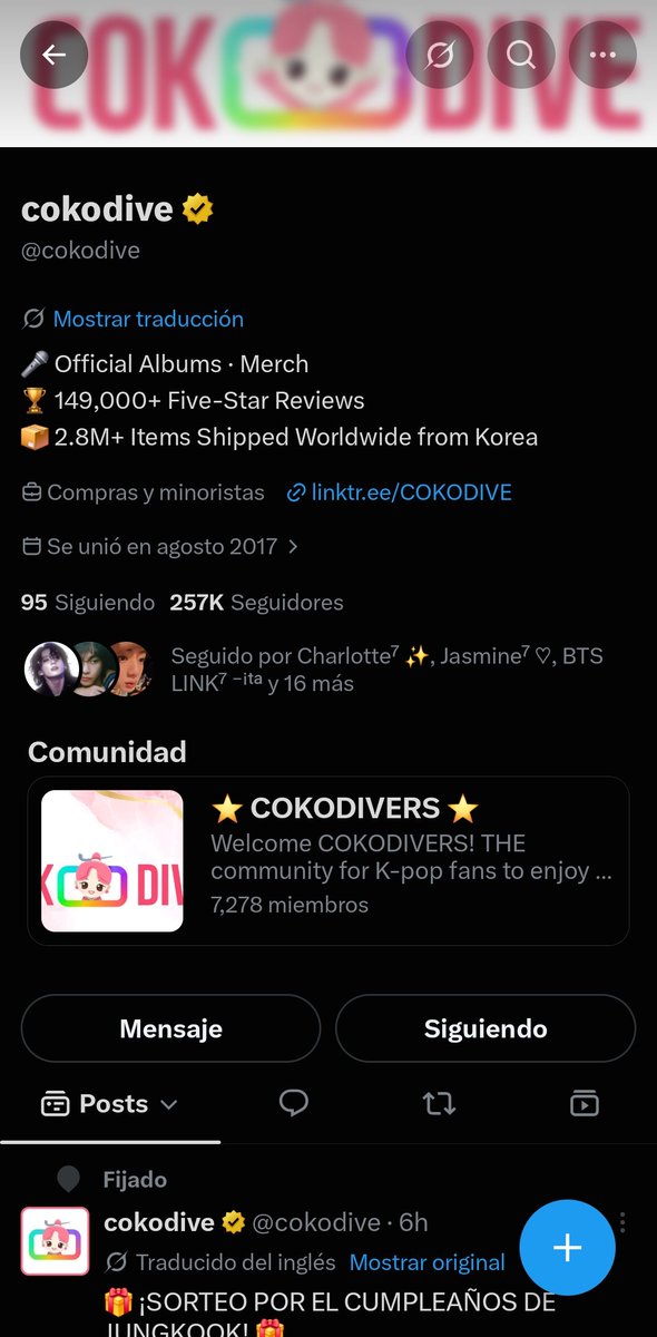 fabianamlss's tweet photo. @LottiesxWorld @cokodive 💜💜💜🙏🏼 https://t.co/8SnVjKucRx