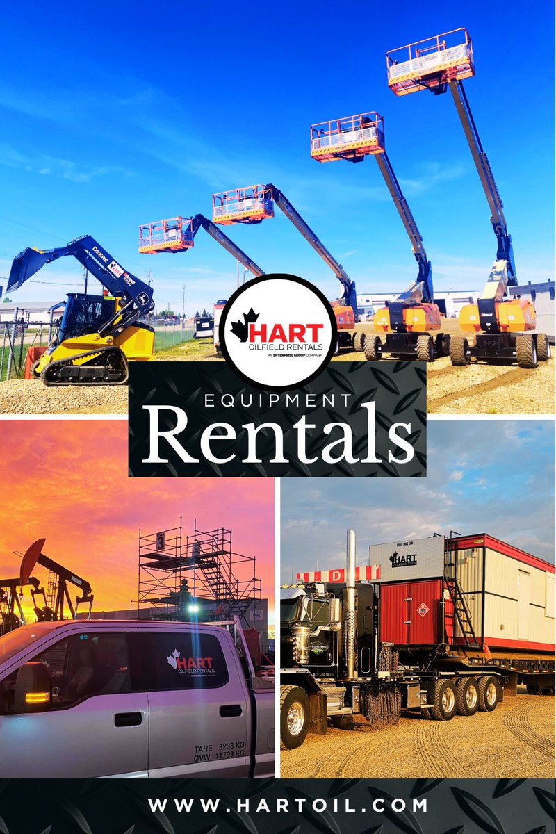 HartRentals's tweet photo. RENTALS | RESULTS
Rentals made simple with BIG results!
Industrial | Oilfield | Construction
*Power &amp; Lighting
*Wellsites
*Mobile Equipment
...and much more!
💻 https://t.co/SL3DwpuHcn
For more information or a quote, contact us today!
☎️ 310-HART (4278)
📧 info@hartoil.com https://t.co/FhbB6razPa