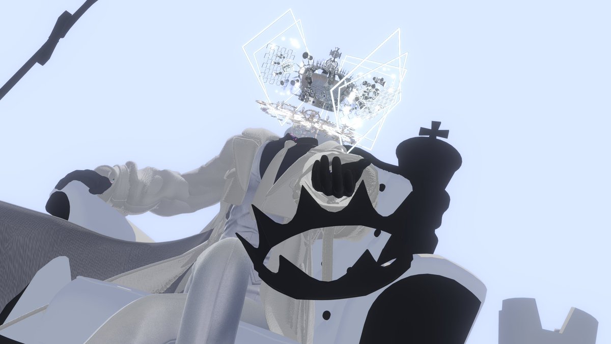 Antena_vrc's tweet photo. 「チェックメイト」
＃VRChat https://t.co/F8R4q1meVe