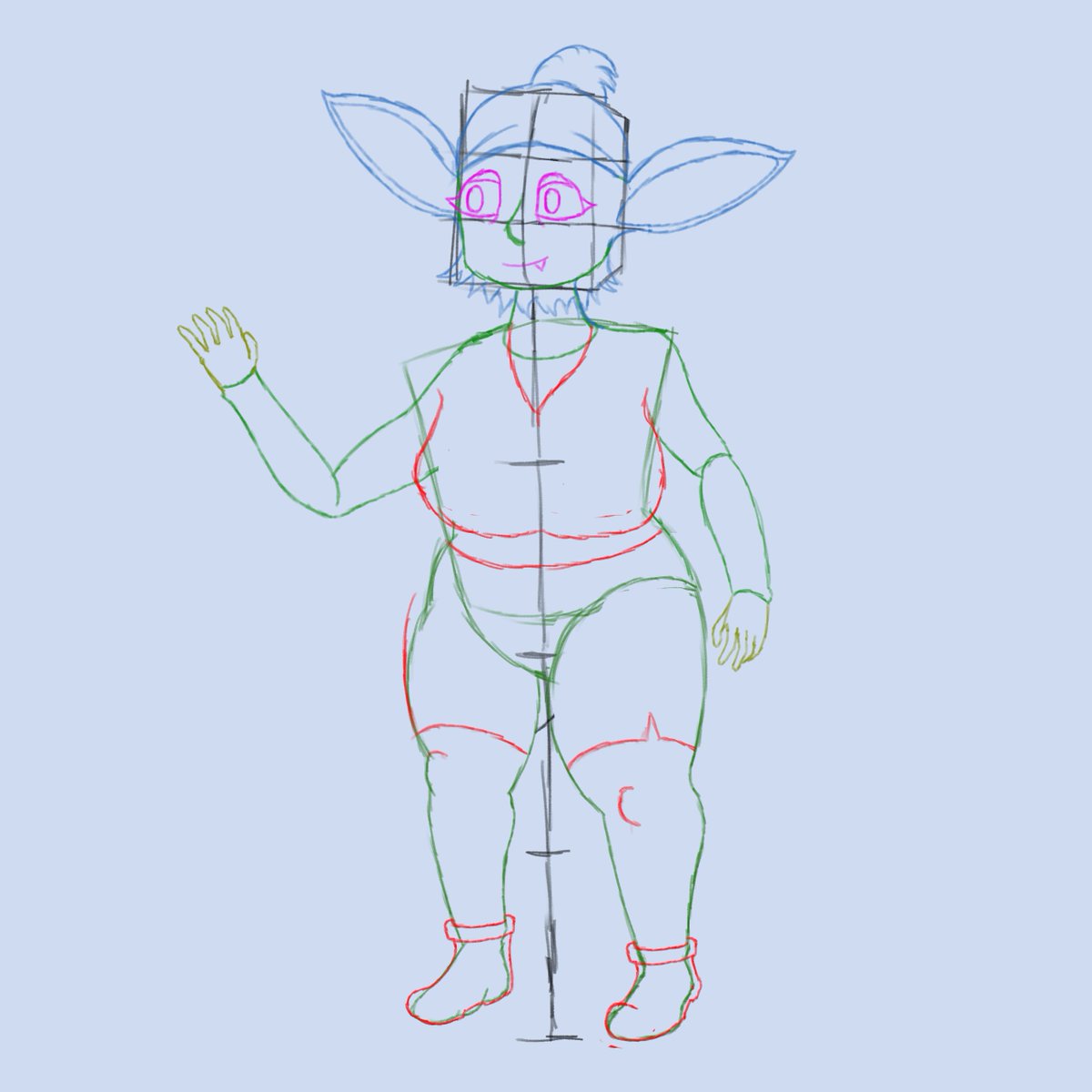 SweetGab_'s tweet photo. Unfinished random gobbo #digitalart #artmoots https://t.co/ATt55MEIf4