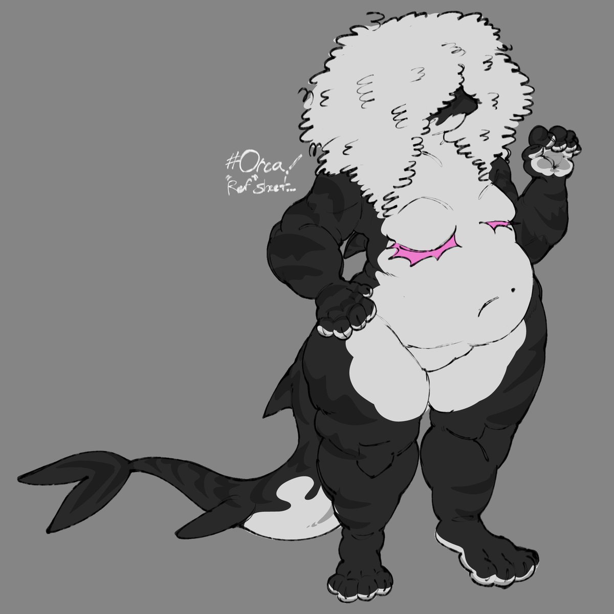 bigbadorca's tweet photo. anyways hi hi i draw all bodytypes and i like big ladies, here my sona if you want to draw? ok? ok.. https://t.co/aM2Aq0Bp5P