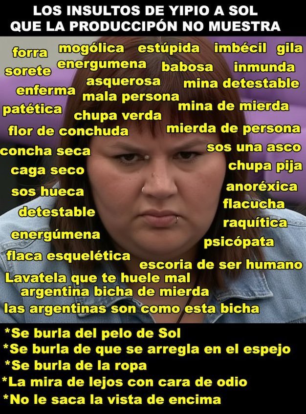 BPalexc's tweet photo. @GranHermanoAr @SANTIAGODELMORO YIPIO AL 9009
#NOALFRAUDE #CHAUYIPIO #NOALACOMODO #YIPIOELIMINADA #GranHermano https://t.co/m69FA7exkZ