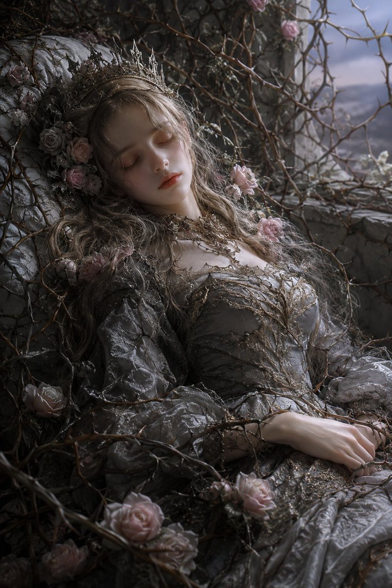 d0UN90nYOhCjjzk's tweet photo. おはようございます🍀
- Sleeping Beauty -
＃AIart https://t.co/6Vy1Py0sw7