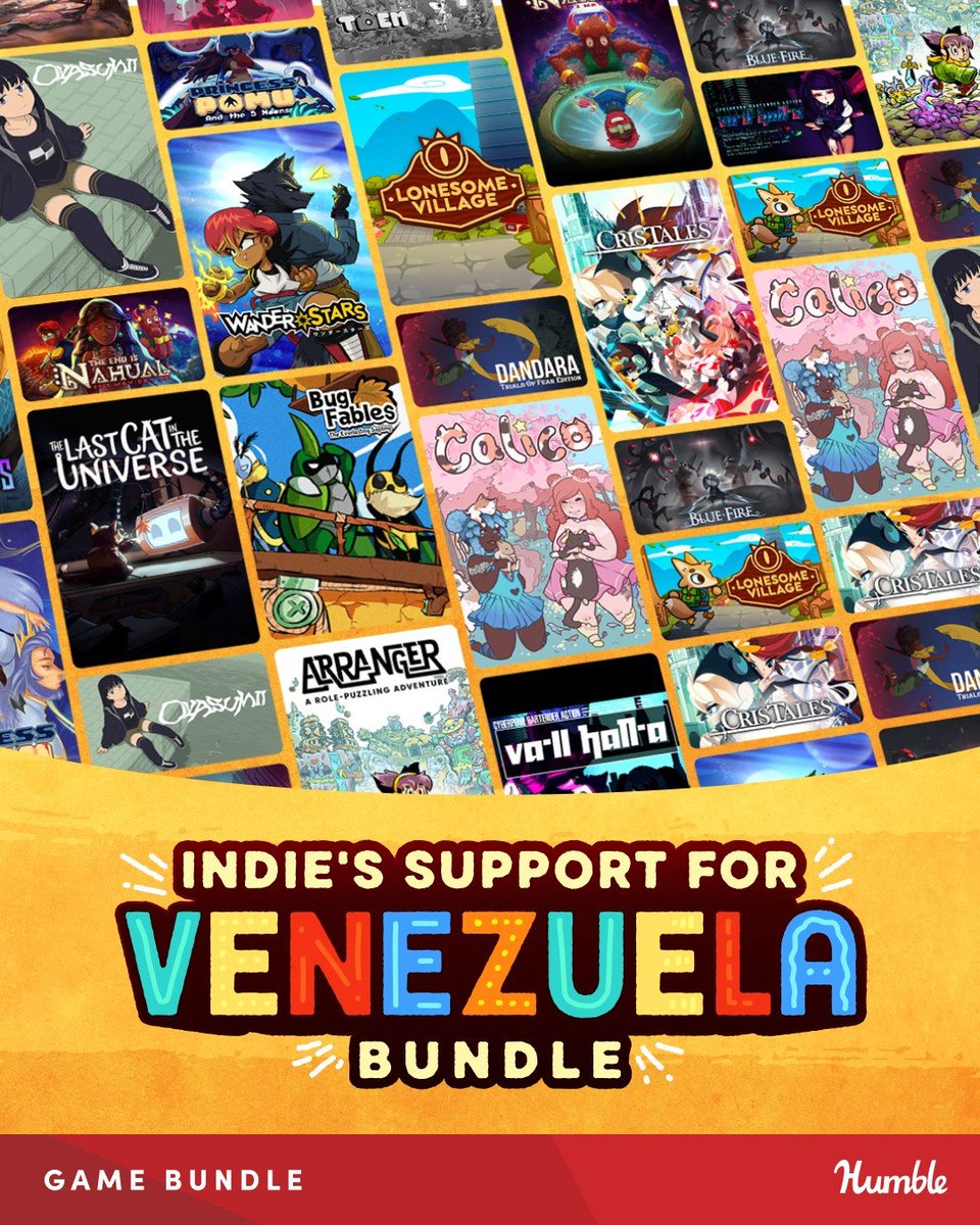 QuiaromDev's tweet photo. Humble Bundle es una tienda de juegos online, y ellos ofrecen paquetes de juegos donde por 15$ te llevas varios, por dar un ejemplo, donde una parte de las ganancia va a ONG

Decidieron lanzar un bundle para apoyar a las personas en La Guaira y reunir fondos para @DirectRelief 

Obtienes los juegos, y puedes pagar adicional por el paquete para aportar dinero a la causa

Enlace: https://t.co/7QmNUbTcZP