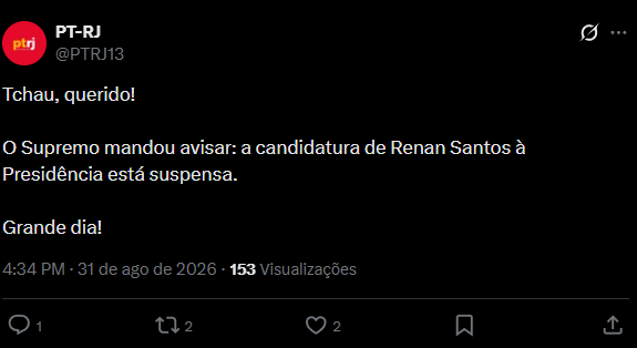 ManoWellB's tweet photo. ✍️Diretorio do PT do RJ https://t.co/dLUIr8kNu3
