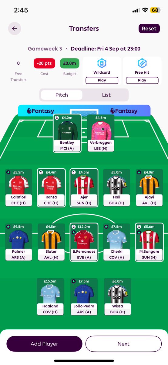 Lfcnxt's tweet photo. @LetsTalk_FPL The emegence of konsa as a nailed on pic allows a 3 premium please let me know if this looks good https://t.co/5xWlD6K0eU