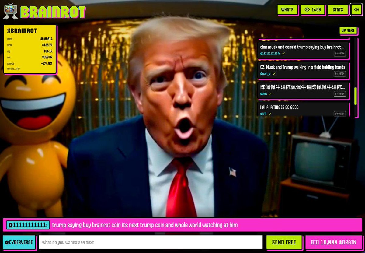 brainrott_tv's tweet photo. Give Brainrot a prompt and see what eight seconds of AI does with it. https://t.co/NQBv540XYT