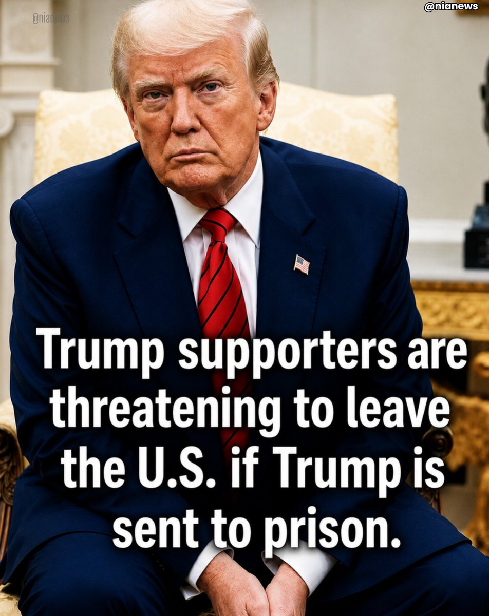 IvankTrumprl's tweet photo. How would you feel if Donald Trump go to jail?

Would you leave country or be happy? https://t.co/oNLbzHTg3N