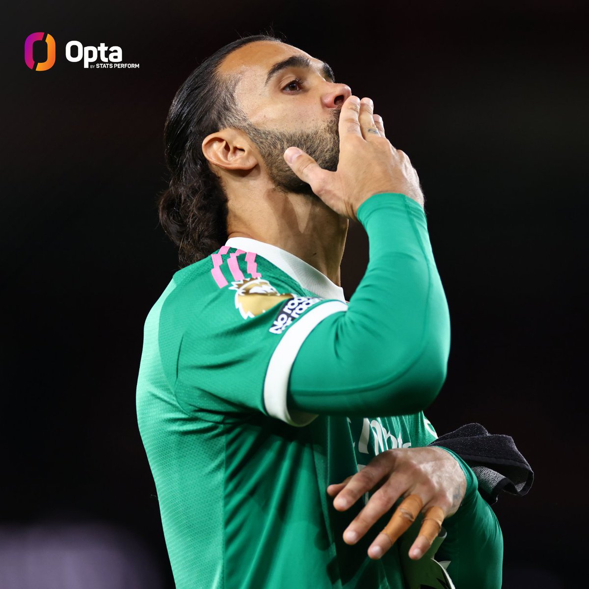 OptaJoe's tweet photo. 50 - Tonight was David Raya's 50th Premier League clean sheet for Arsenal in 109 appearances.

Since joining Arsenal in 2023-24, Raya has kept more clean sheets than any other goalkeeper across Europe's big-five leagues.

Safe. https://t.co/kmdEbB1sXf