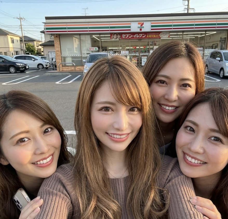 konoha74569's tweet photo. 私達4人から対戦申し込まれたらどーする？笑   
＊ちなみに私は真ん中のおばさんですけど... https://t.co/mg3CkenN33