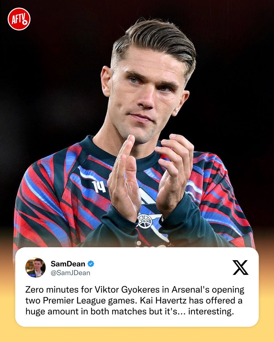 AFTVMedia's tweet photo. Purely a tactical decision... or is there a bigger story behind it? 🤔 https://t.co/ldPVGSfCvh