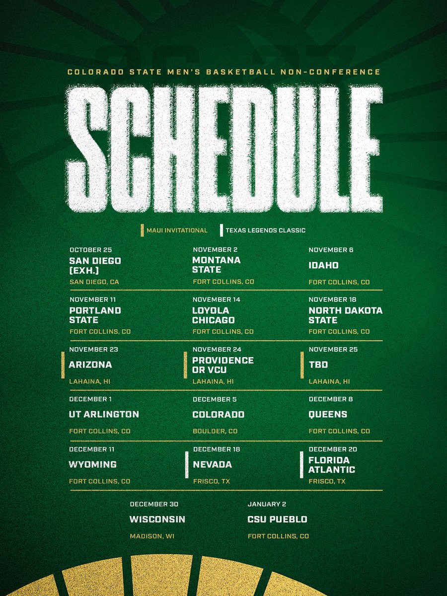 CSUMBasketball's tweet photo. Mark it down 🗓️ https://t.co/6BagknMI59