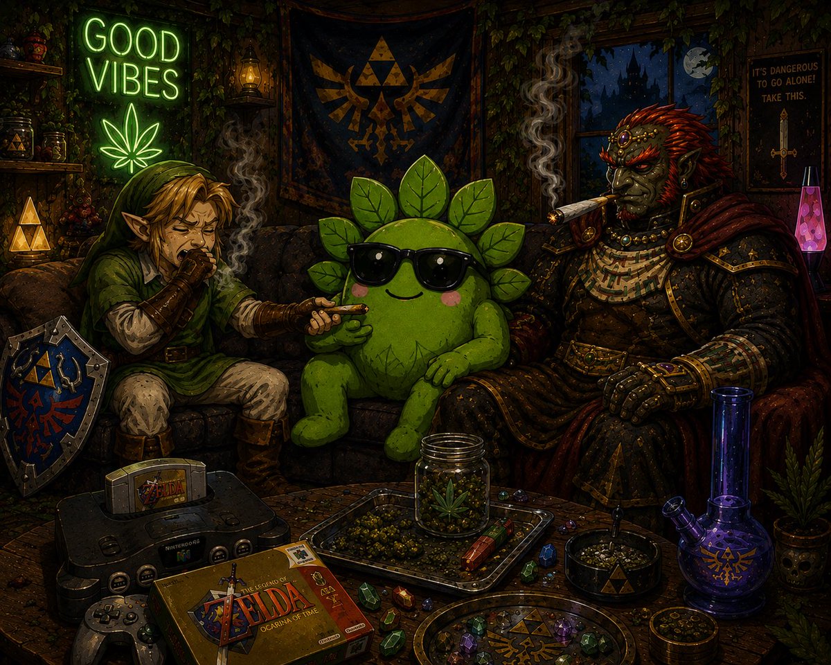 Bigbutterfree's tweet photo. What’s the one thing that’ll make you hash out your differences? 
That’s right some good old fashion $Leafy https://t.co/6a1MdvWVUw