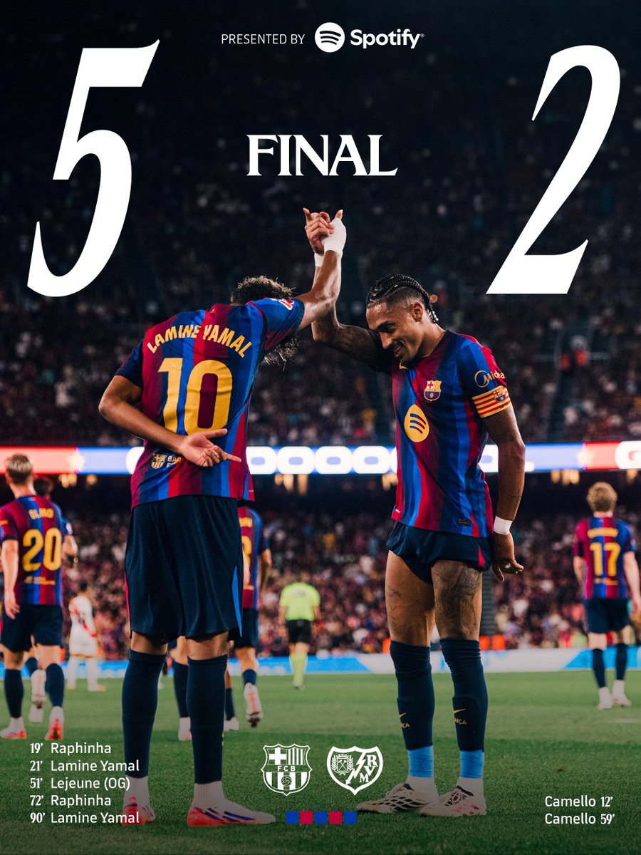 FCBarcelona_cat's tweet photo. 𝟗 𝒅𝒆 𝟗. https://t.co/Y5LVPwNtWo