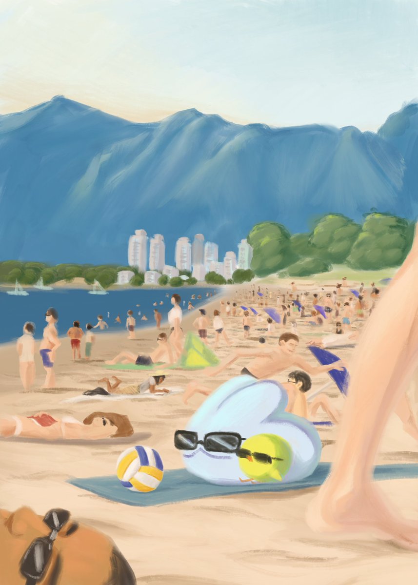 ayeszu's tweet photo. August 2026 Kitsilano Beach postcard
https://t.co/locF7dyCUv https://t.co/6xrnQWyM7I