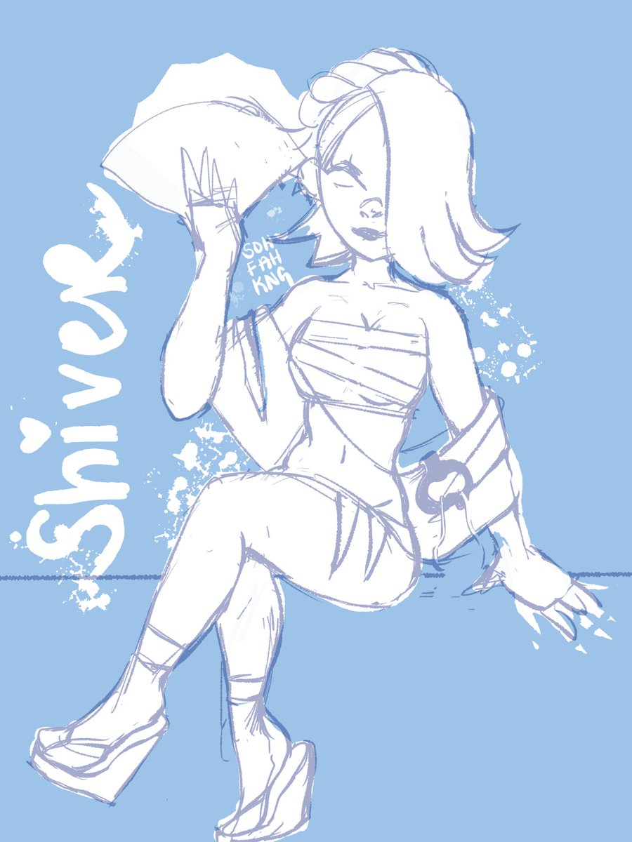 sohfahking's tweet photo. Shiver 
#splatoon #sohfahking #fanart https://t.co/BvlGAbUeiK