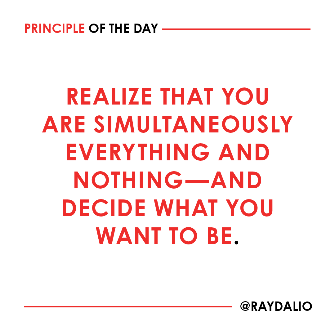 RayDalio's tweet photo. Earth is just one of about 100 billion planets in our galaxy, which is just one of about two trillion galaxies in the universe. And our lifetimes are only about 1/3,000 of humanity's existence, which itself is only 1/20,000 of the Earth's existence. 

In other words, we are unbelievably tiny and short-lived and no matter what we accomplish, our impact will be insignificant. 

At the same time, we instinctually want to matter and to evolve, and we can matter a tiny bit--and it's all those tiny bits that add up to drive the evolution of the universe. #principleoftheday
