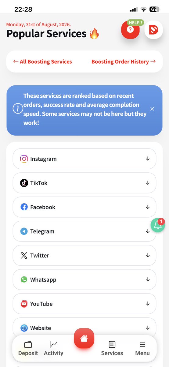 DDBoostSMM's tweet photo. Order Only Working Services 🔥🚀

We’ve added a new Live SMM Orders Page.
Here, you can see what services other users are ordering and their success rates.

This helps you make smarter decisions before placing any order.
Only services that are working and already tested by our team or other users are shown.

👉 Check it out before your next order.
Tested, Approved & Trusted ✅️

Visit https://t.co/kIpXmPtaHU, sign in, visit the What Orders Are Ordering Page.

#ddboost #smm