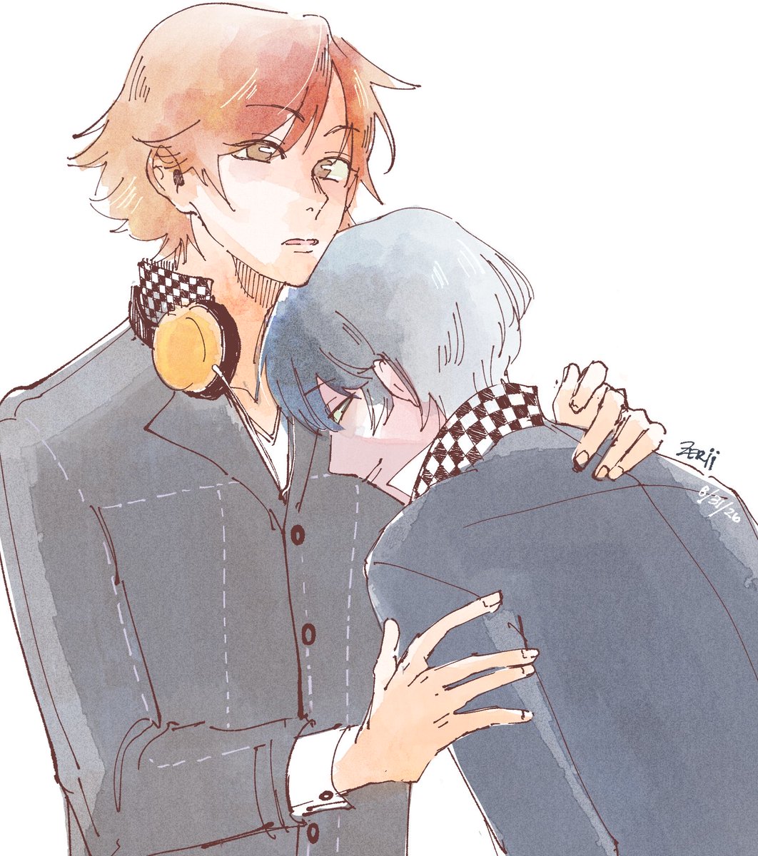 zeriiro's tweet photo. yu narukami and yosuke hanamura is forever https://t.co/vHcWSSGqPp