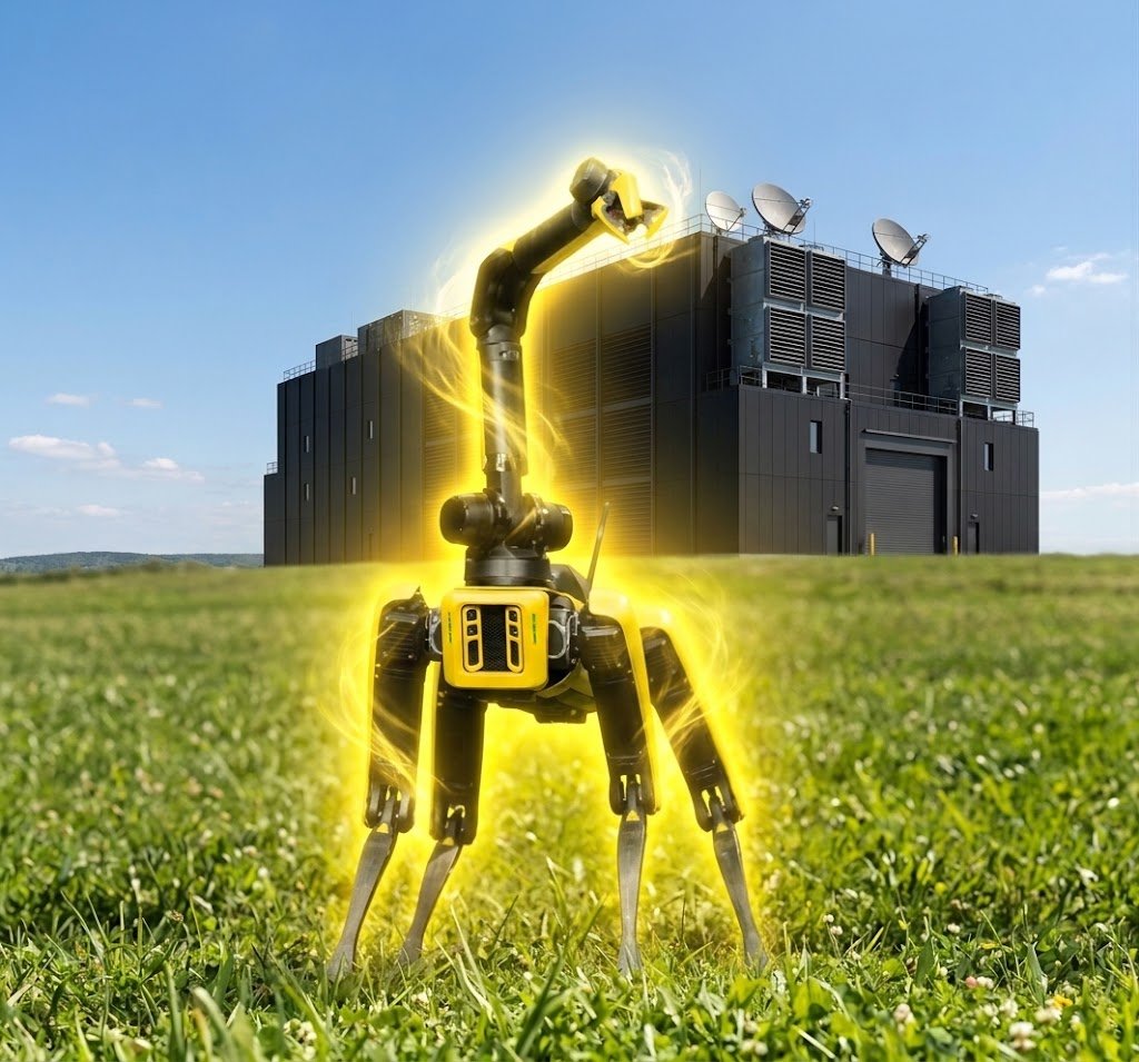 RidgeDurocher's tweet photo. DATA CENTERS ARE ALL THE TALK RIGHT NOW AND THIS ONE HAS STARTED HIRING SECURITY DOGS THAT PROTECT THE DATA
this is huge and they have one main lead robot who is the ruler of the other security robots, this is huge and they have names https://t.co/eXaeM8Dhpw