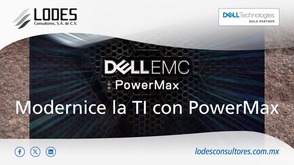 lodescommx's tweet photo. Modernice la TI con PowerMax (4):
Habilite la disponibilidad continua de SAP con el software SRDF, el máximo estándar del sector en cuanto a recuperación ante desastres.
#Dell #SAP #LODESConsultores https://t.co/Gpt8uJQKIP https://t.co/mbz0LLtoBa