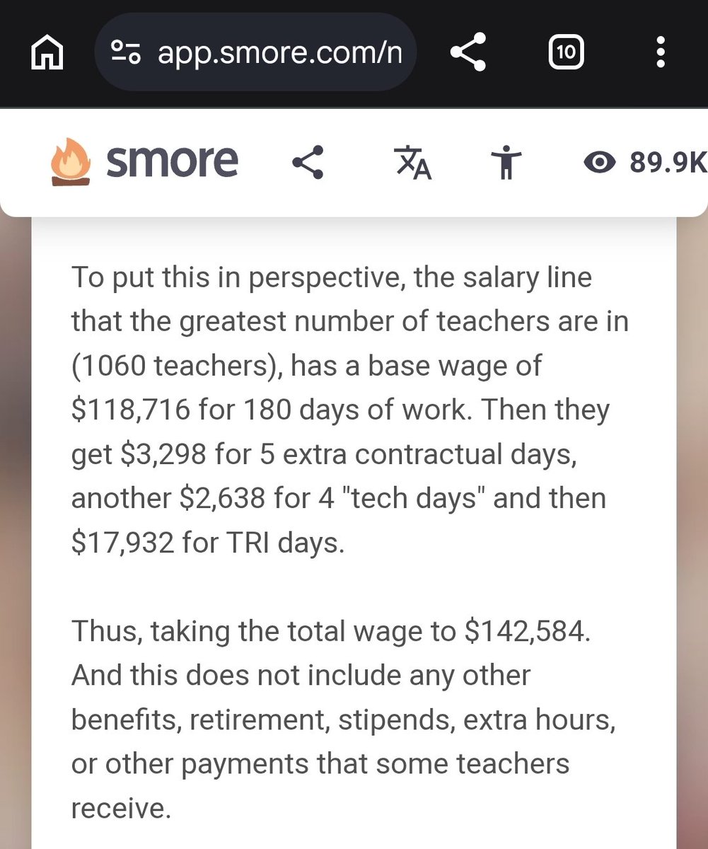DeAngelisCorey's tweet photo. 1,060 teachers make $142,584 in salary in Seattle Public Schools.

91% of the Seattle teachers union just voted to authorize a STRIKE.

It'll never be enough.

Teacher strikes are illegal in Washington state. https://t.co/InbxCDf3Zj
