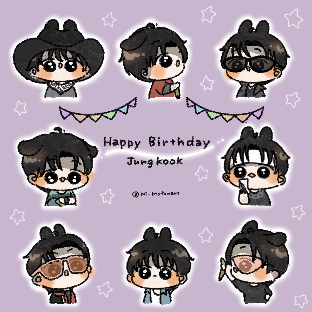 mi_btsfanart's tweet photo. Happy Birthday 🥳 ❣️🐰

#HAPPYJKDAY https://t.co/SQF6AiRMg7