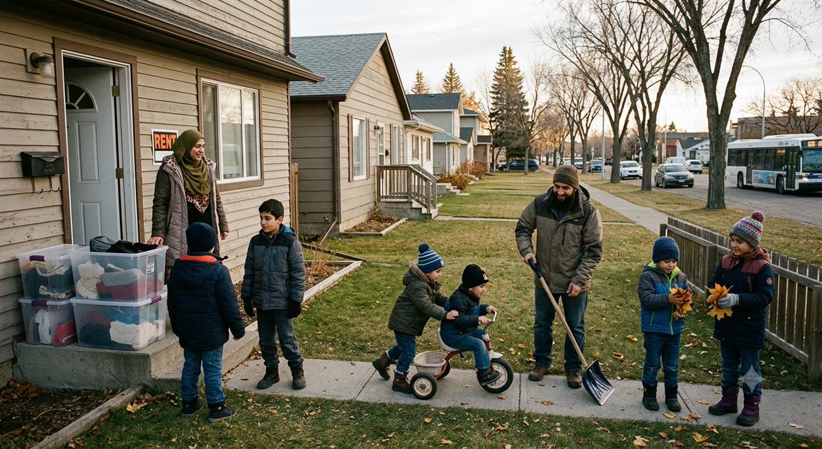 Gubloinvestor's tweet photo. A Middle Eastern Muslim family moving to Saskatchewan is easily take advantage of the system in ways most Canadians do not realize. 

There are numerous families with six children in Regina and Saskatoon area. 

Since they may be unemployed due to a lack of work skills or English proficiency, the government provides them with $2,015 per couple for families with three or more children. 

In addition, each child receives up to $679 from the CCB. Combined, the family receives nearly $6,000 a month, which equals $72,000 a year.

Little give and take, lets say they make $$67,000 to $72,000 a year. 

An average person needs to earn $108,000 in gross income to make $70,000 a year as your net income after taxes and deductions.

A migrant family will get that for free.

$72,000 a year is what they have never ever seen even in their lifetime in their backhome.

This country is cooked..

Just think about whole scenario.. 

This is so pathetic…