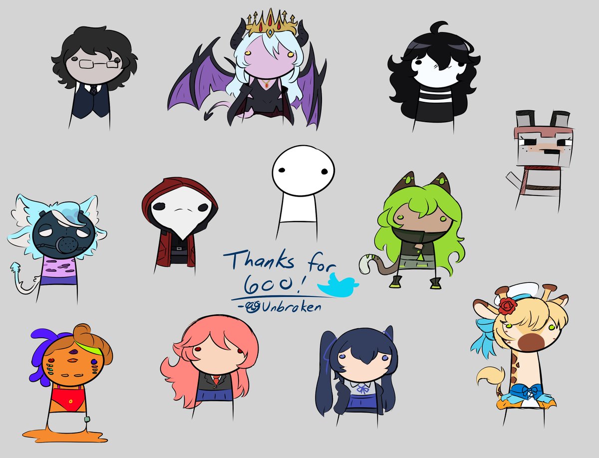 LewdsUnbroken's tweet photo. Thank you all for 600 followers and thanks to everyone who gave Dave some friends. They were all converted to be small and friend shaped like him https://t.co/koVCbMtZJW