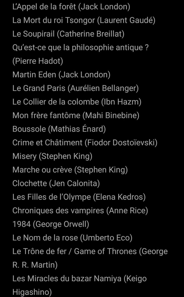 Siiphri's tweet photo. Pour l'instant j'ai tout ça ptdrrr ça va me prendre une éternité et tant mieux. J'espère juste qu'il y a aucune erreur dans les titres ou les noms des auteurs 🙏 https://t.co/gANaq8fBIt