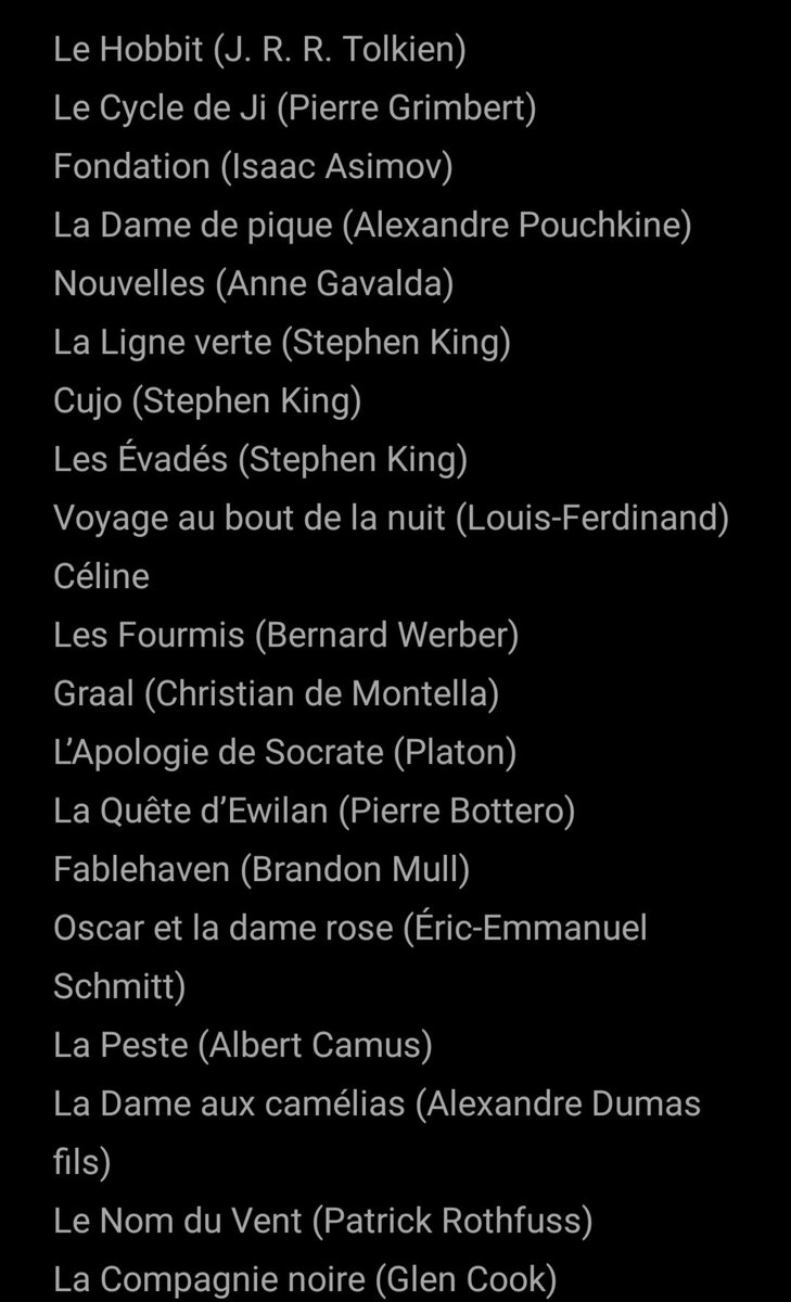 Siiphri's tweet photo. Pour l'instant j'ai tout ça ptdrrr ça va me prendre une éternité et tant mieux. J'espère juste qu'il y a aucune erreur dans les titres ou les noms des auteurs 🙏 https://t.co/gANaq8fBIt