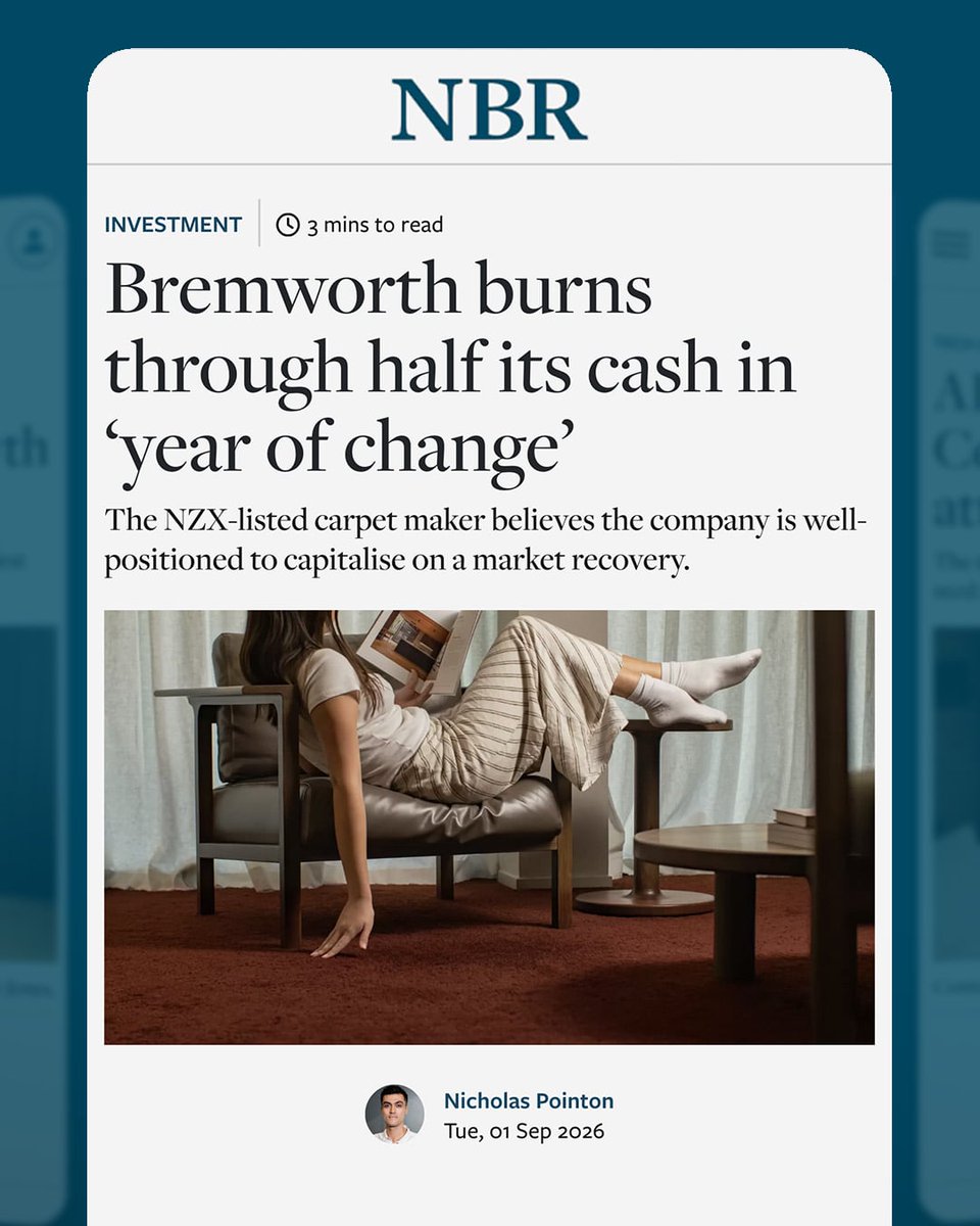 TheNBR's tweet photo. Mortgagee sale for Oyster syndicate. Plus: Ballots and business: is an election slowdown urban myth?, Bremworth burns through half its cash in 'year of change', and Vector 'power trip' blamed for $623k cost blowout. Full articles on NBR. https://t.co/a1nwI6LnKT