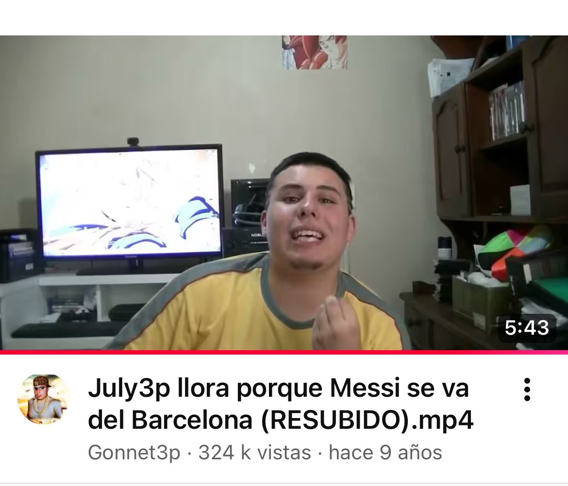 saracatungaaaaa's tweet photo. alguien puede pensar en july3p si asi reacciono hace 10 años imaginense ahora pobre loco https://t.co/RUpkfeVC2i
