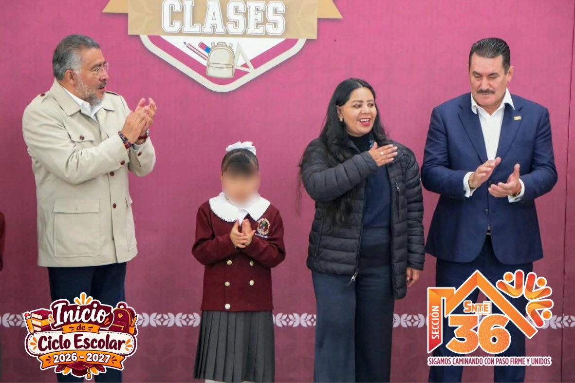 Seccion36Ofic's tweet photo. 🟠 Nuestra Secretaria General de la Sección 36, Mtra. Mónica Miriam Granillo Velazco, acompañó a la Gobernadora del Estado de México, Mtra. Delfina Gómez Álvarez, en el acto inaugural del “Ciclo Escolar 2026-2027, al 100 con este regreso a clases”

#Sección36 https://t.co/ODwY449sjL