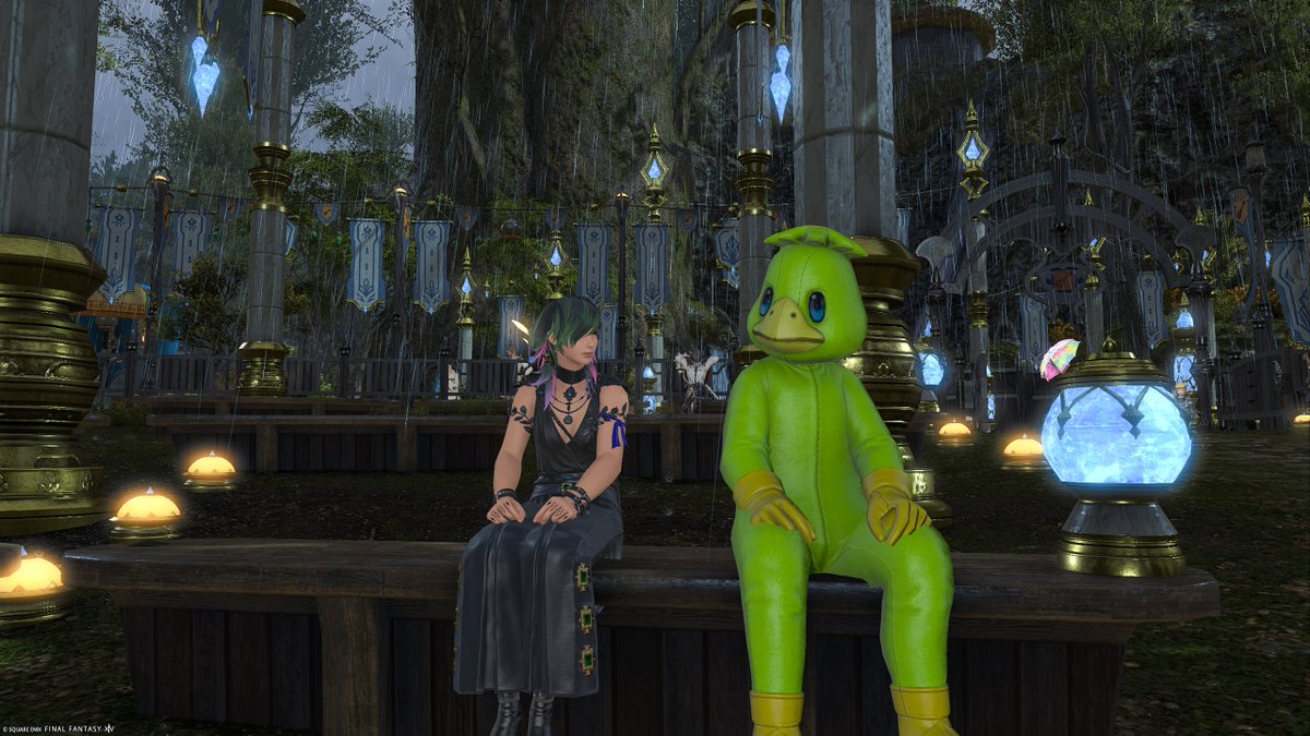 rokuneko5's tweet photo. こんばんわ 雨ですね
#FF14 #新生祭 https://t.co/St66vhaGU4