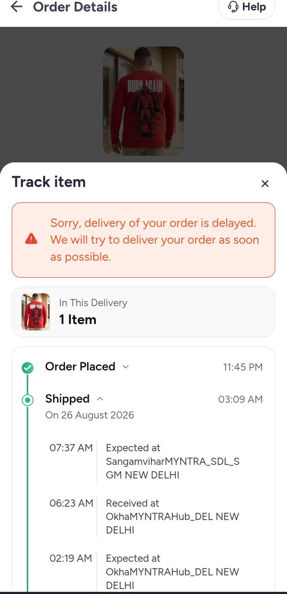 imaMahamna's tweet photo. Very poor service of Myntra and its delivery partner shadowfax, 

@myntra @shadowfax_in @flipkartsupport @MyntraSupport https://t.co/b3t1e7UMoj