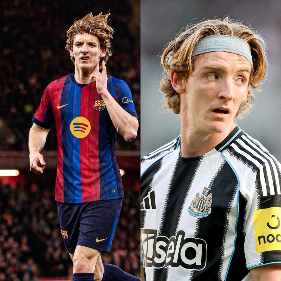 Vfynn_'s tweet photo. 🚨Anthony Gordon on the difference between playing in La Liga and the premier league following Barcelona win over Rayo Vallecano.

🗣️ “I’m not going to sit here and pretend the Premier League isn’t intense — it is. It’s basketball with a football. Relentless running, duels everywhere, long throws, corners, referees letting you kick lumps out of each other. That’s why a lot of English lads think it’s the best league in the world. They’re used to chaos.

Here it’s different. Rayo sat in and tried to make it ugly, the way a lot of mid-table Premier League sides do. Difference is we didn’t just launch it or wait for a set-piece. We moved them, Pedri found the pockets, Lamine and the boys created the overloads, and we broke them down with actual football. That’s the part a lot of people back home don’t want to hear.

In England you can hide behind intensity. You can have a bad touch and still win the next duel because the ref won’t blow. Here if your first touch is sloppy or your positioning is lazy, you’re exposed. The spaces are tighter, the decisions have to be quicker and cleaner. My pace works even better because the movement around me actually creates the space instead of everyone just sprinting in straight lines.

I loved the Premier League, it made me. But this is a different level of football intelligence. Some of those teams in England would get cooked trying to play this way every week. They wouldn’t have the patience or the quality in midfield. That’s not a dig — it’s just what I’ve seen in three games. Proper football still lives here.”