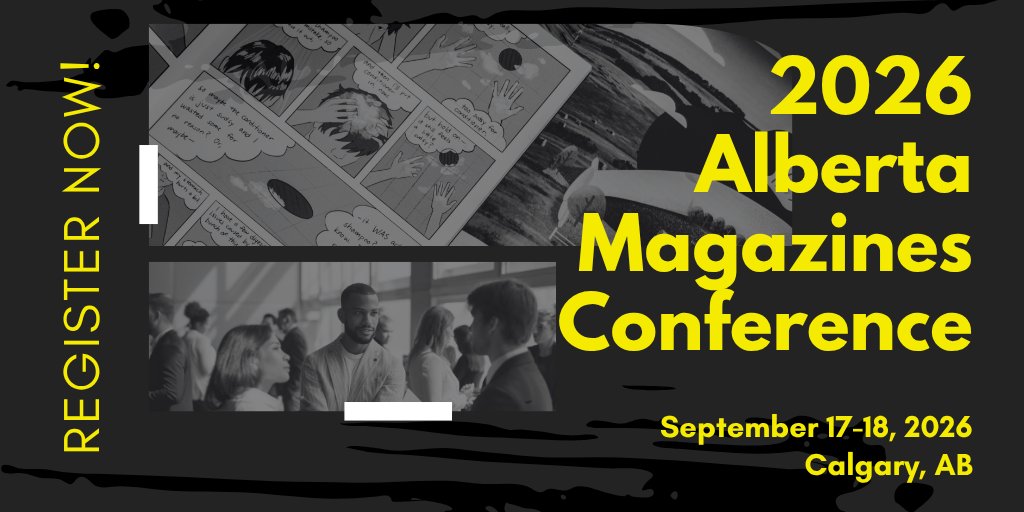 magsbc's tweet photo. MEDIA THAT MATTERS - The Alberta Magazines Conference takes place on Sep 17 &amp; 18 in collaboration with the International Regional Magazine Association in Calgary, AB.
Register today: https://t.co/QzQPoIItKD. Deadline is Sep 3!
@albertamags
#MagsBCMembers #MagazineIndustry https://t.co/NvhyGABZNX
