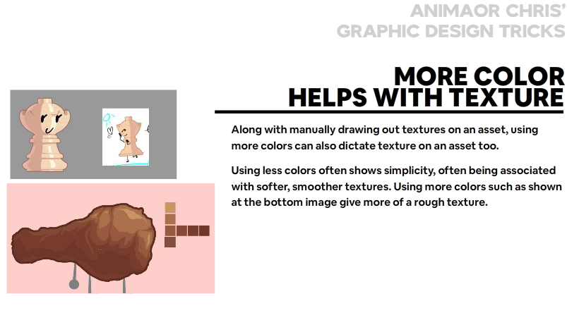 Animator_ChrisG's tweet photo. A gimmick on straw page insprired me to give out fun facts on how I graphic design!

You'll see me post these sometimes. https://t.co/sLuqscnJeQ