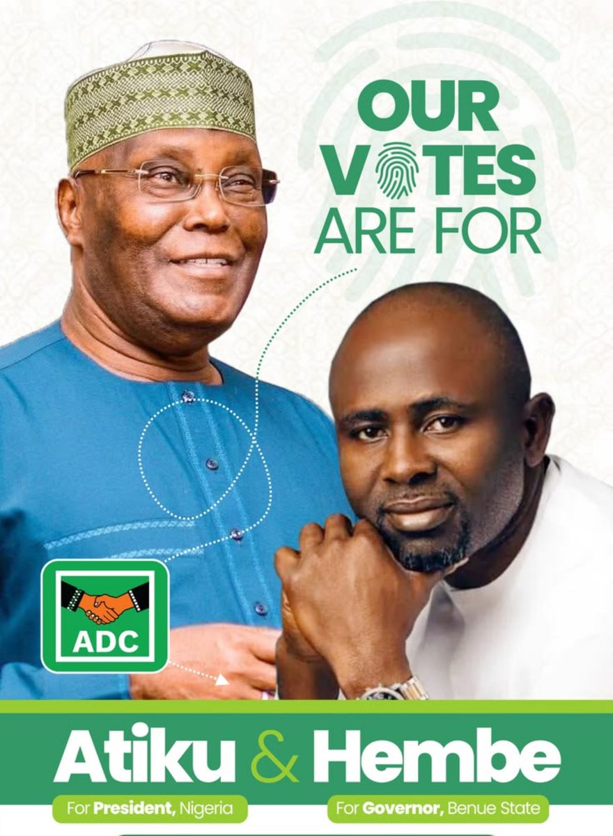 barrhembe's tweet photo. A secured Benue/Nigeria is our primary concern.

Vote ADC, Vote @atiku , Vote Hembe 

3H27 https://t.co/MbEREZ2fnG