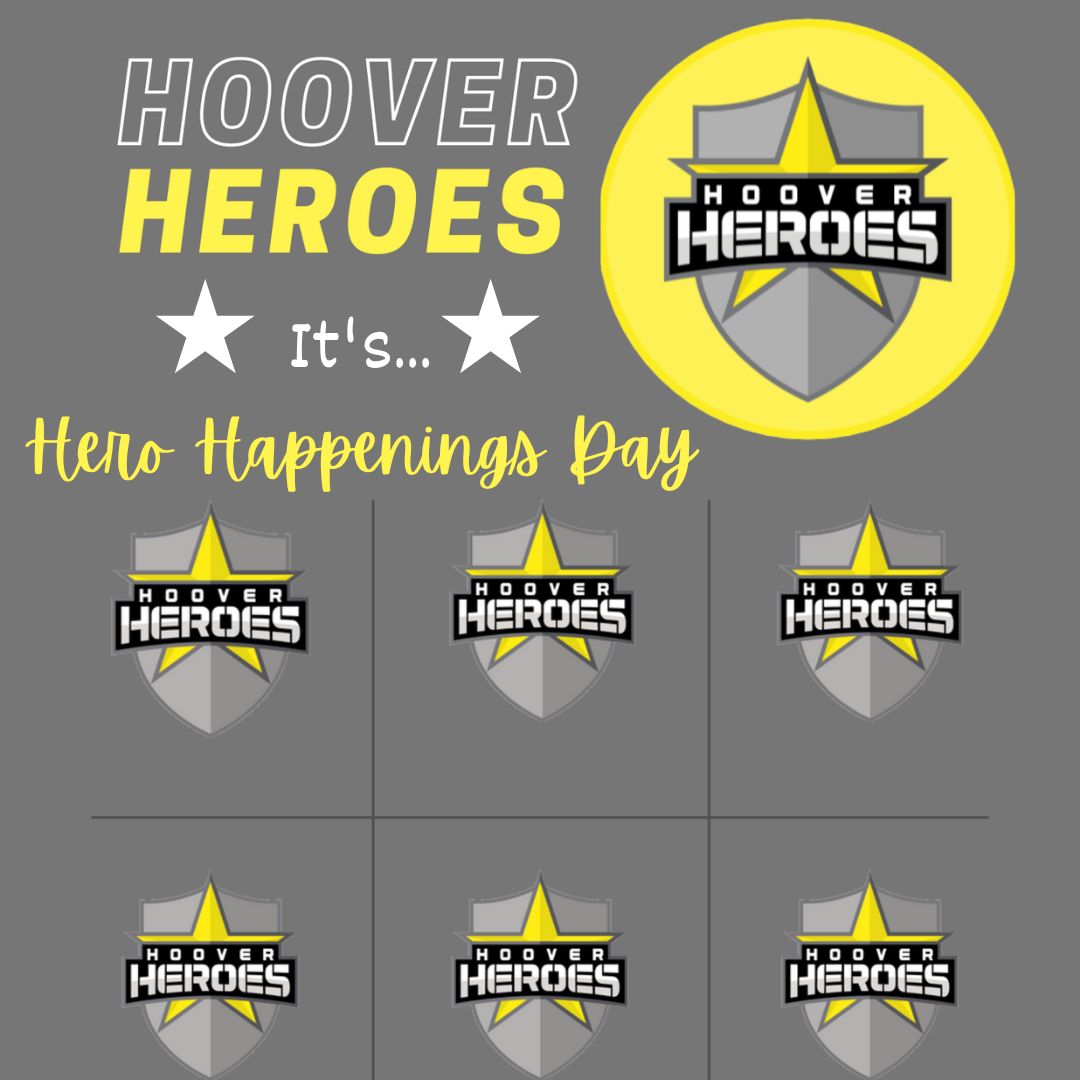 HooverCFISD's tweet photo. Happy Hero Happenings Day! 

Our campus newsletter is officially live! Stay in the loop with all the exciting updates, upcoming events, &amp; important campus news for our students &amp; families. Check your inbox or log in to @parentsquare to read this month's issue! #BeAHooverHero https://t.co/DOd4Bb1H1h