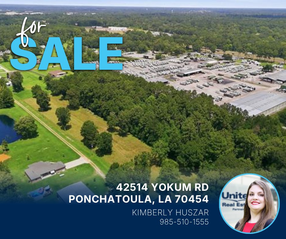 UREPartners's tweet photo. 🏡 New in #Ponchatoula! Featuring outdoor space. Call Kimberly Huszar at 985-510-1555. #RealEstate #NewListing #Louisiana https://t.co/7EIpNy2VYc
