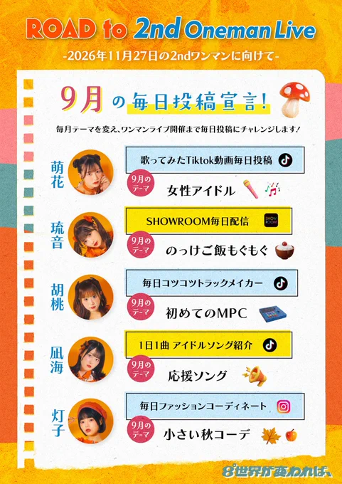 確認用♡♡ 8°世界が変われば、【2025.04.25 DEBUT】 on X