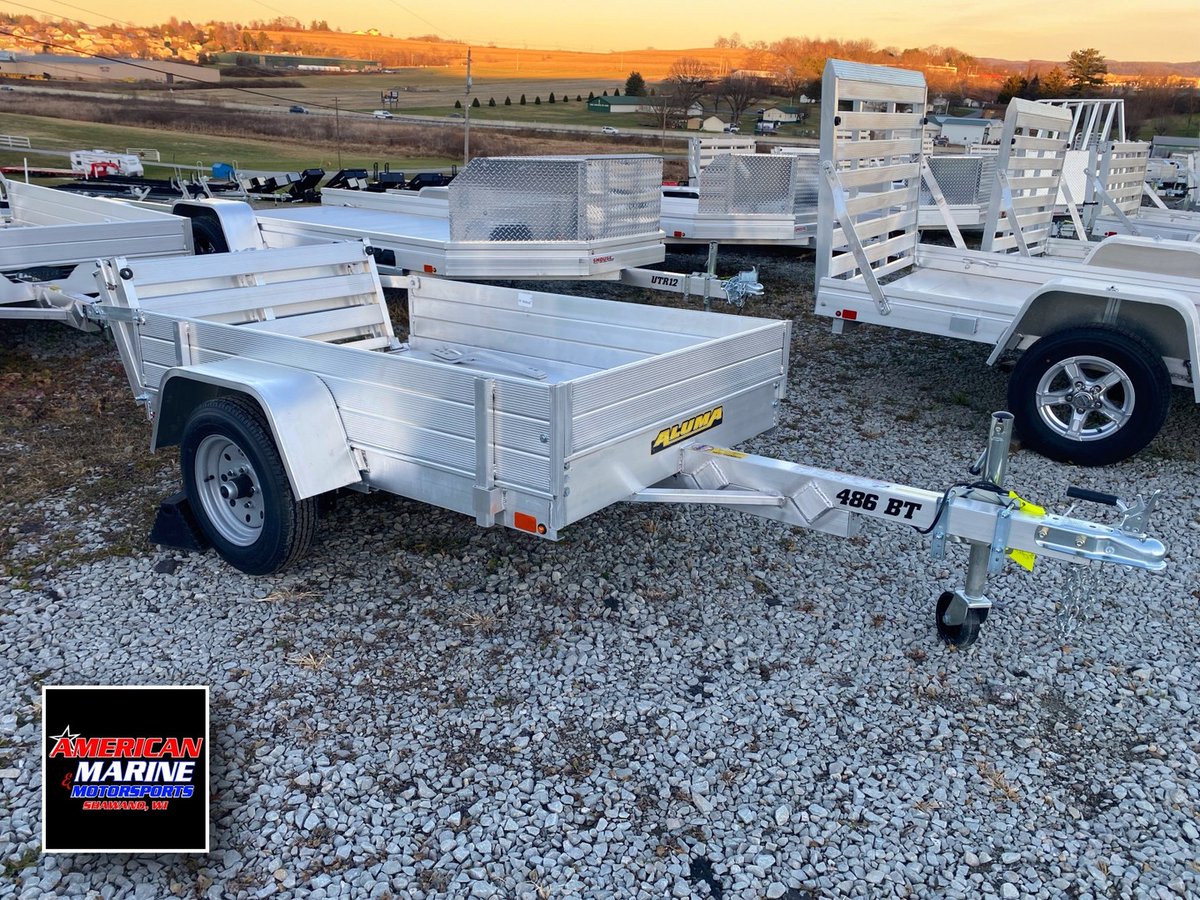 ChereBarncww's tweet photo. Aluma 486-BT utility trailer with solid sides. Lightweight and easy to use around the yard. Call us today at (715) 526-4300. https://t.co/Qh3N1y2nZZ