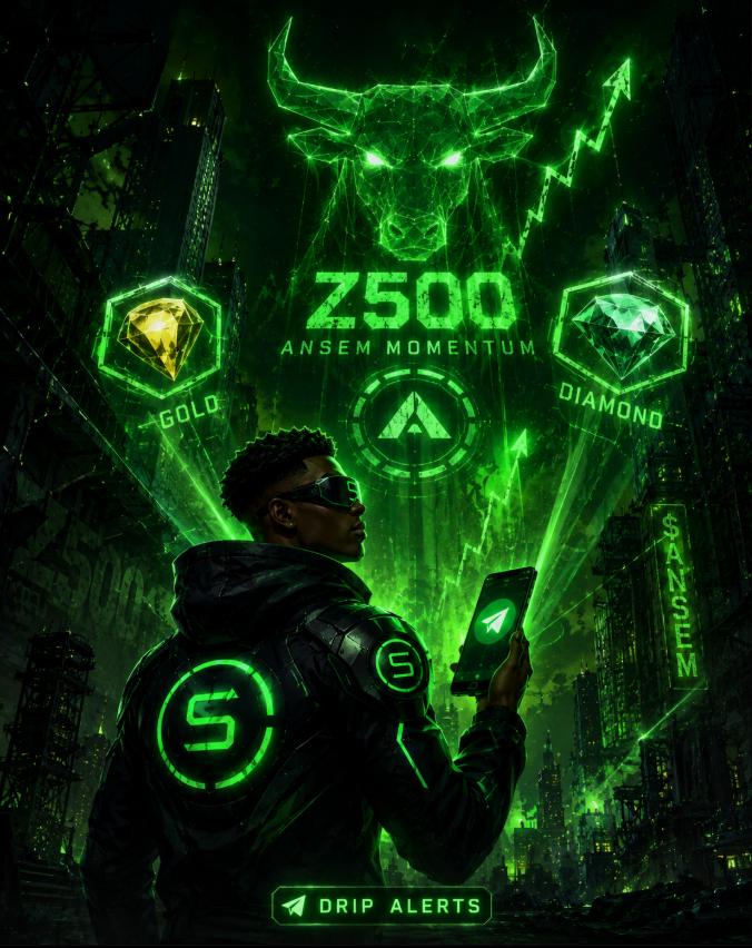 Signaldrip's tweet photo. z500 is quiet right now.

good. this is when you set the alarm.

I don’t think https://t.co/HJqVzedtPv stays quiet for long. if the next marketing push brings attention back, Gold + Diamond are going to start moving again fast.

Drip Alerts watches the z500 tiers and pings you on Telegram as coins enter Gold or Diamond.

the idea is simple:

find out before the timeline notices, not after the candle.

free alerts: https://t.co/smUs03CvEW

when z500 wakes back up, I want SignalDrip there first. 🐂🀄️💎