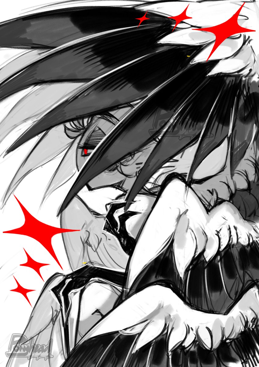 __ponyhead__'s tweet photo. Sorrow 🤍🌙🖤

#HazbinHotel #Lucifer https://t.co/ib1jAZKUH1