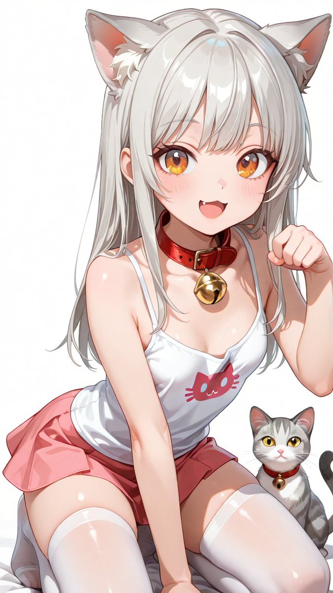 v_tamami's tweet photo. おはたまニャーン🐱
今日も朝からあちーニャ💦暑いけど元気に生きるニャ！ https://t.co/fzEw3YN9vY