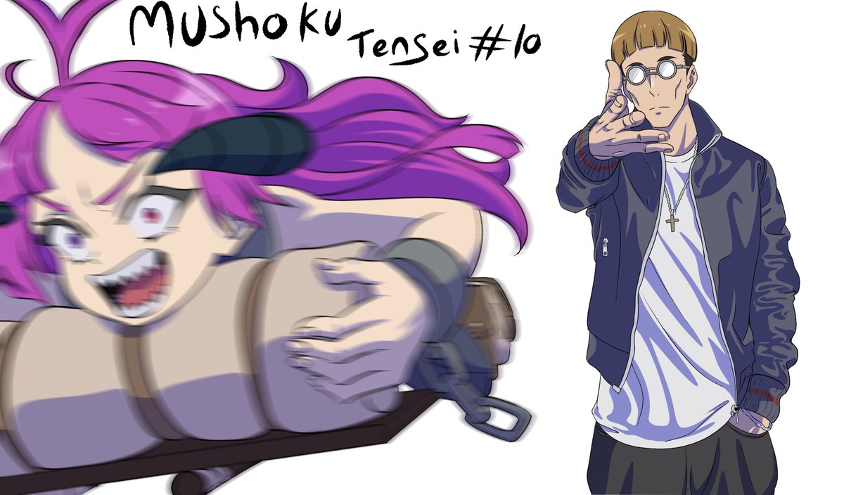 CoulonDorian's tweet photo. hello! i worked on Mushoku tensei 10! A perverted priest throwing a backpack containing a little girl’s body at an antagonist? I said yes without hesitation. I handled the LO part and just one nigen. Unfortunately, I was too ambitious for the time allotted. I hope I did a good job capturing the humor the storyboarder was going for. Thanks to the whole team and to Ito-san for the feedback.
The link for the .clip file will be in the comments. You can download the ZanobEminem drip.
