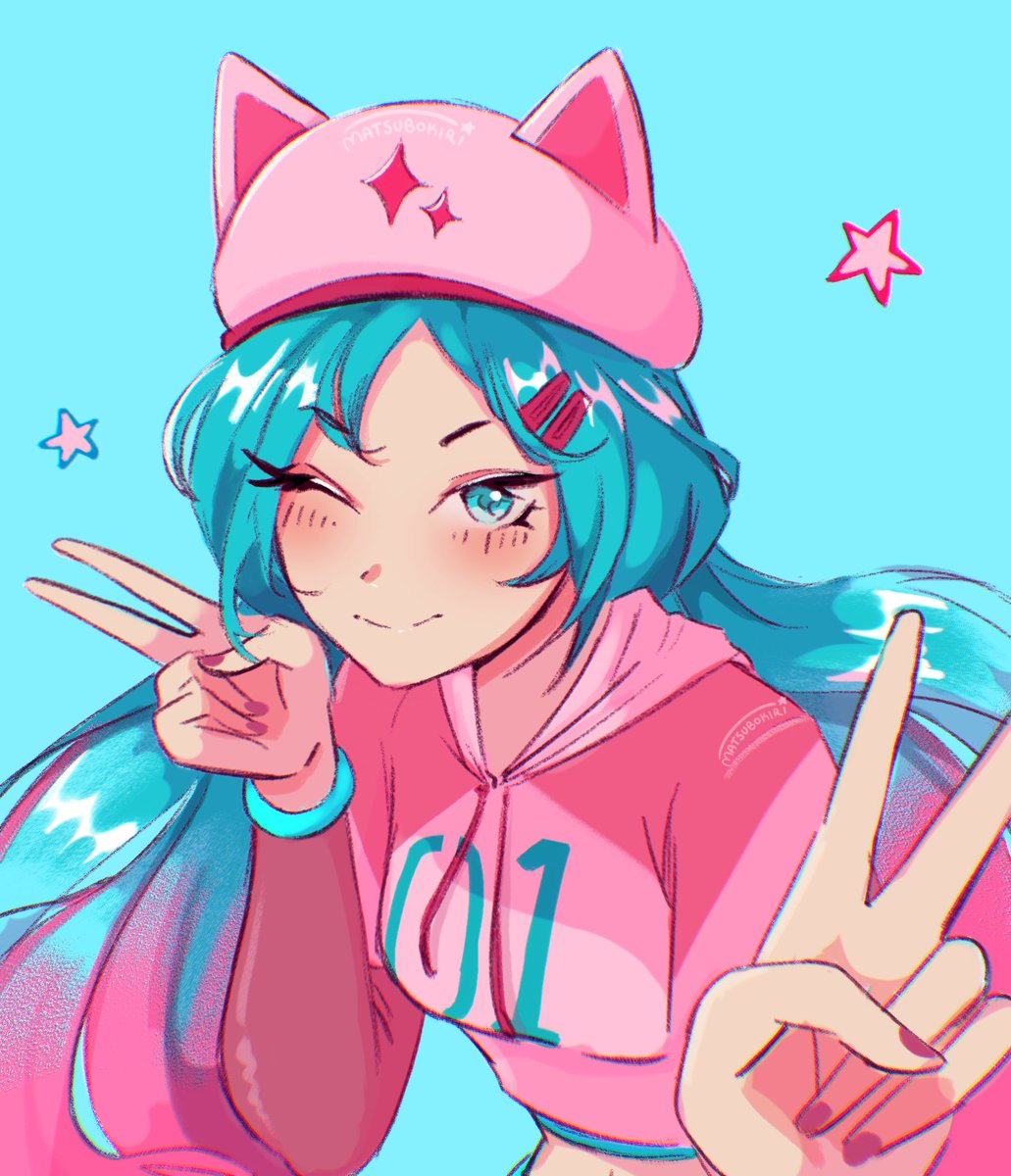 matsubokiri's tweet photo. Miku birthday! 💕🌟🙏

#FortniteArt https://t.co/nRWnId85pB